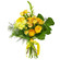 Yellow bouquet of roses and chrysanthemum. South African Republic